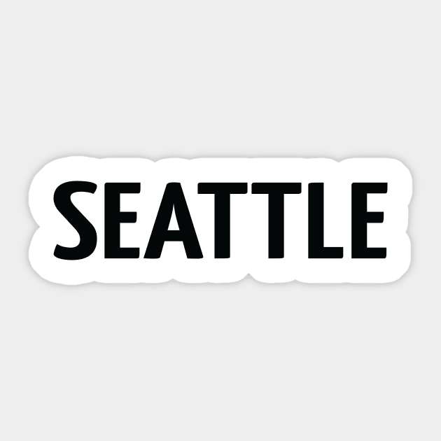 Seattle Sticker by ProjectX23Red